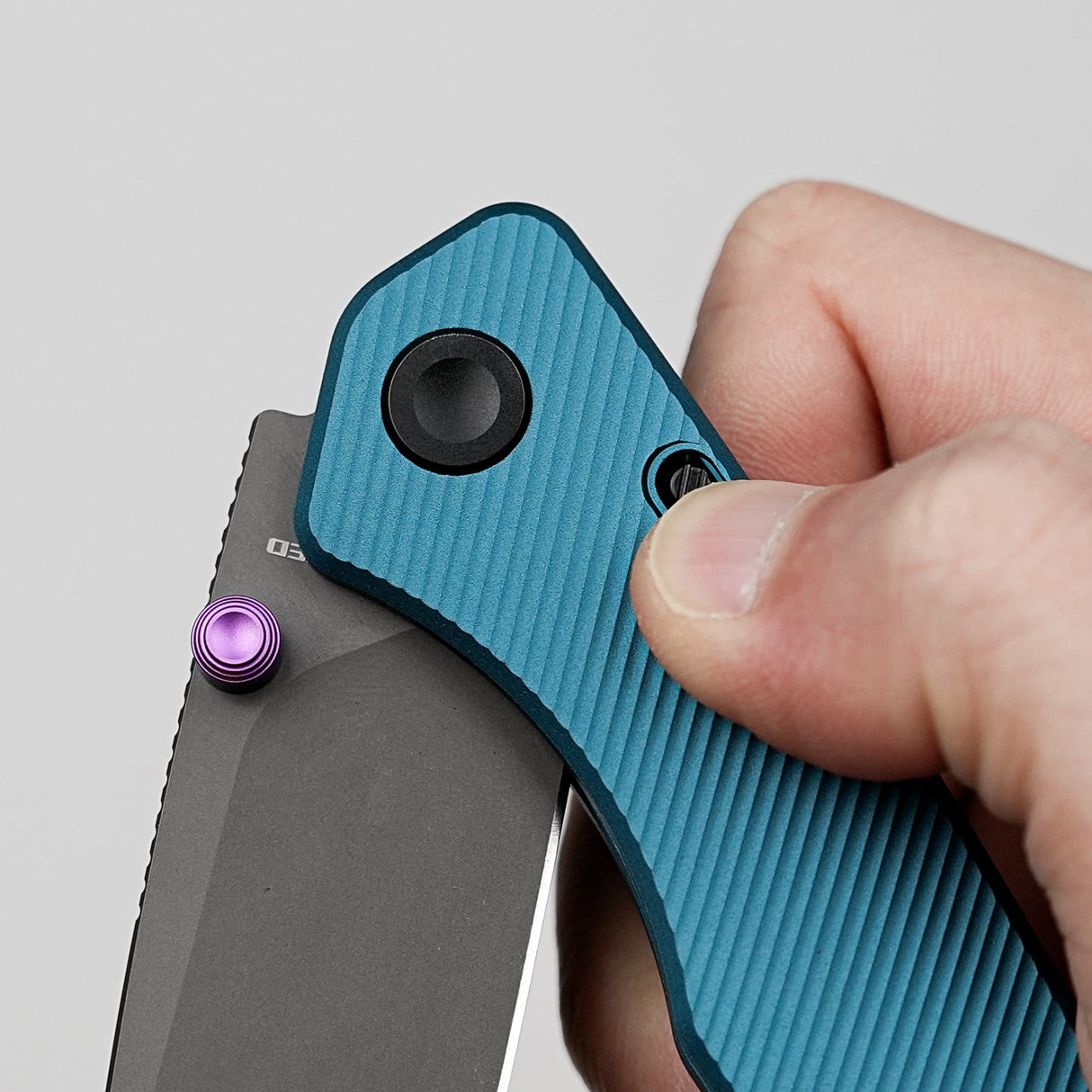 Marten 330 | Blue Aluminium + Destroyer Grey 154CM - A1612