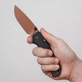 Marten 330 | Black Aluminium + Copper Dune 154CM - A1613