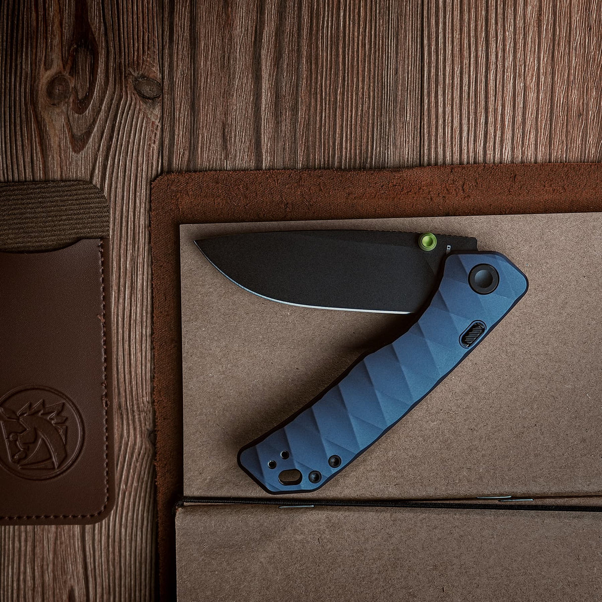 Marten 330 | Dark Blue Aluminium + Blackwash 154CM - A1615