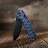 Marten 330 | Dark Blue Aluminium + Blackwash 154CM - A1615