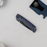 Marten 330 | Dark Blue Aluminium + Blackwash 154CM - A1615