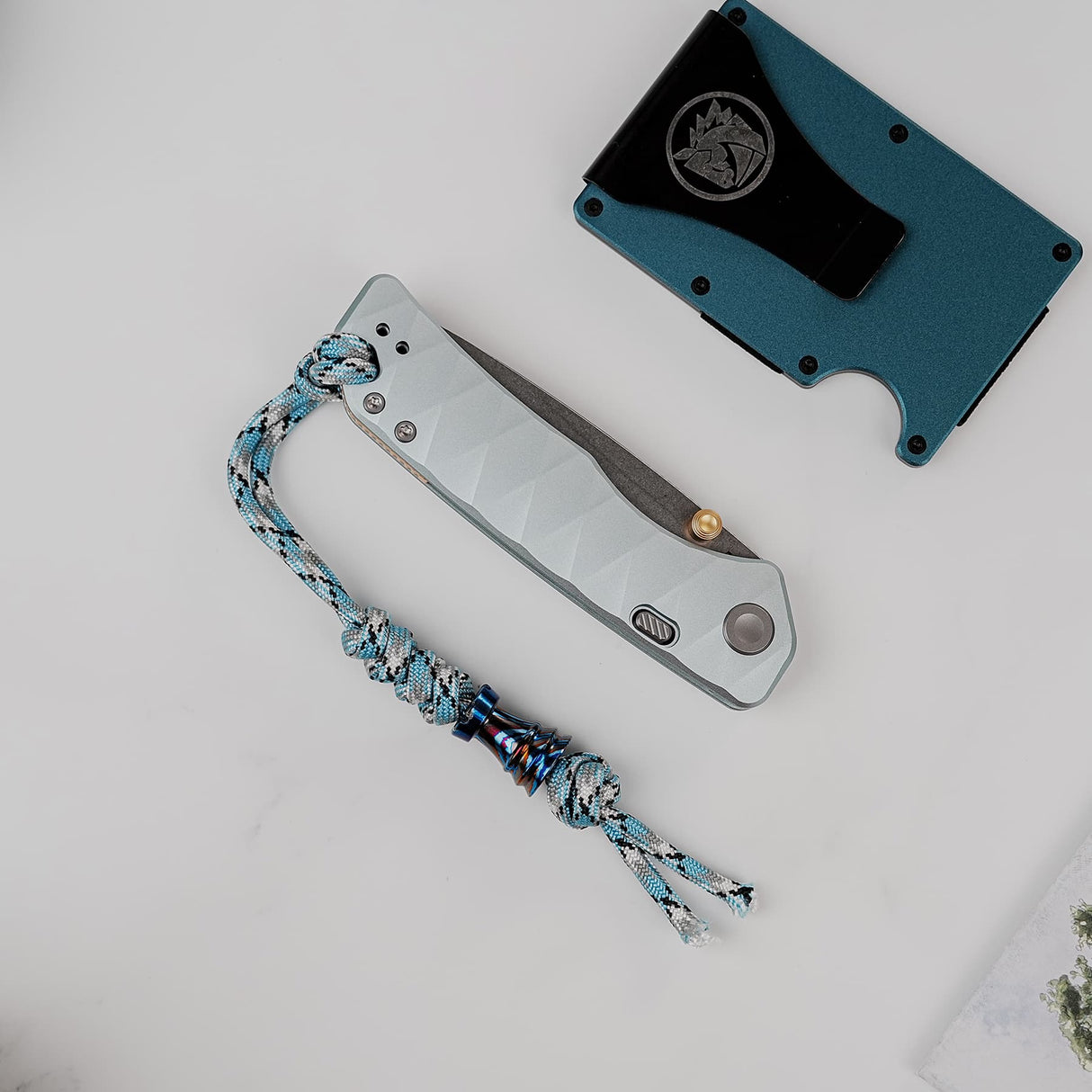 Marten 330 | Light Blue Aluminium + Stonewash 154CM - A1614