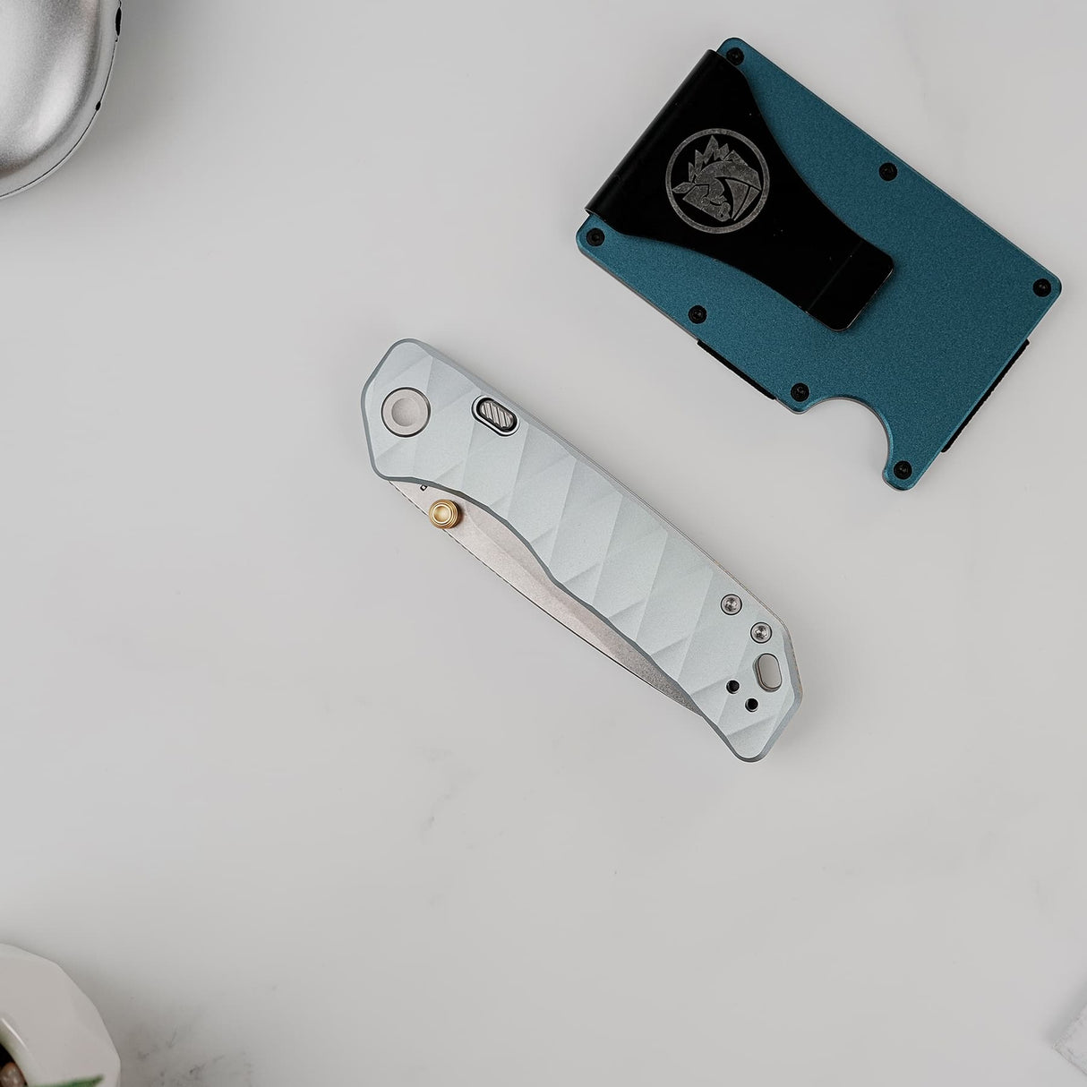 Marten 330 | Light Blue Aluminium + Stonewash 154CM - A1614