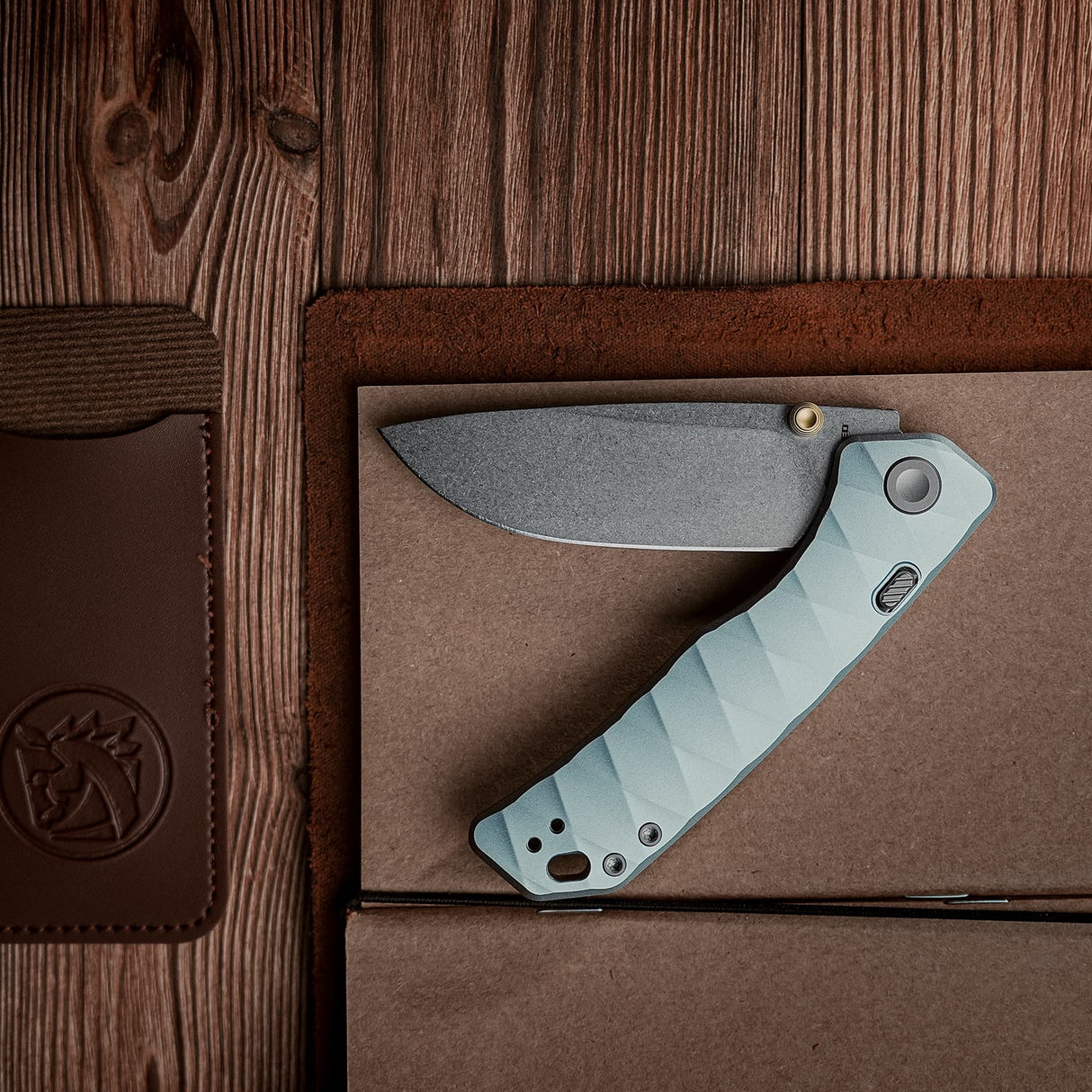 Marten 330 | Light Blue Aluminium + Stonewash 154CM - A1614