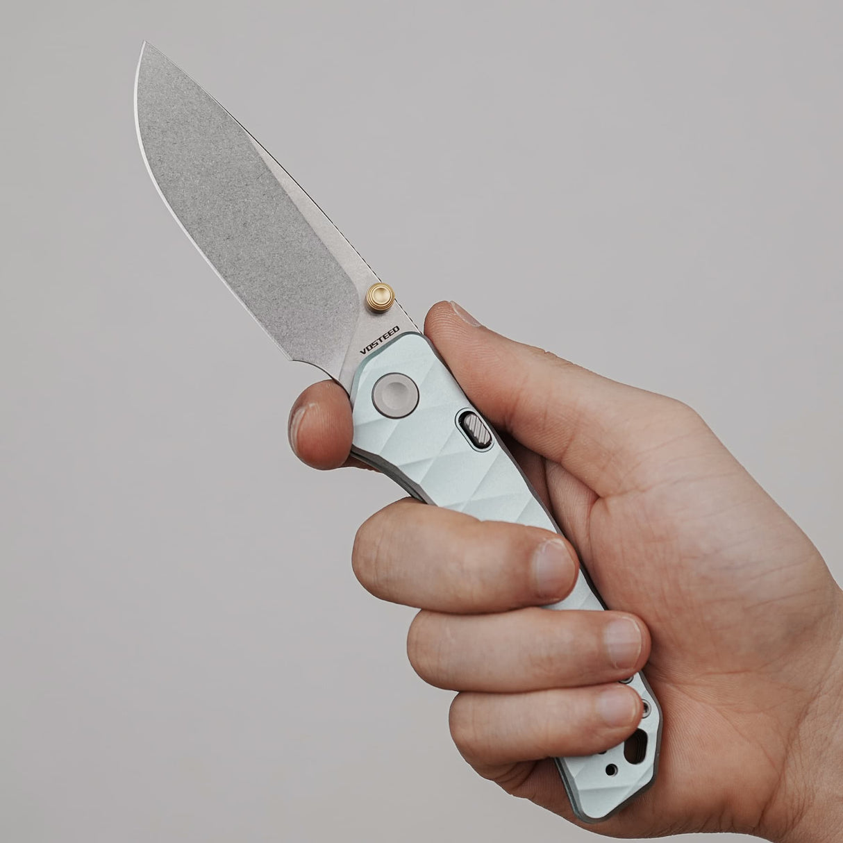 Marten 330 | Light Blue Aluminium + Stonewash 154CM - A1614