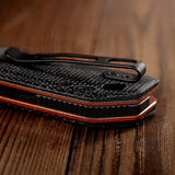 Marten 330 | Black Micarta + Blackwash 14C28N - A1622