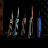 Marten 330 | Black Micarta + Blackwash 14C28N - A1622