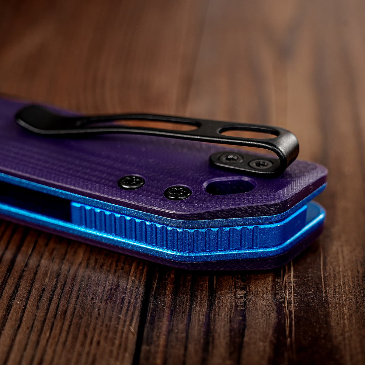 Marten 330 | Purple G10 + Blackwash 14C28N - A1623