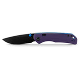 Marten 330 | Purple G10 + Blackwash 14C28N - A1623