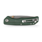 Marten 330 | Green Micarta + Stonewash 14C28N - A1624