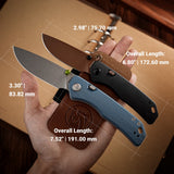 Marten 330 | Blue G10 + Stonewash 14C28N - A1625