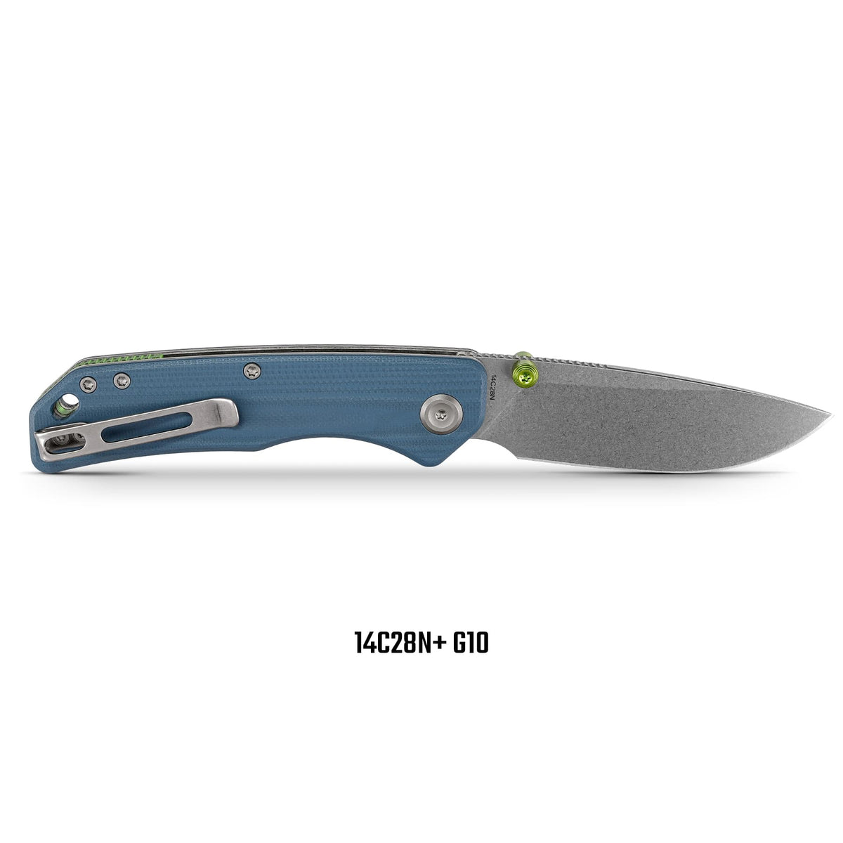 Marten 330 | Blue G10 + Stonewash 14C28N - A1625