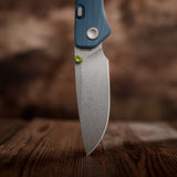 Marten 330 | Blue G10 + Stonewash 14C28N - A1625