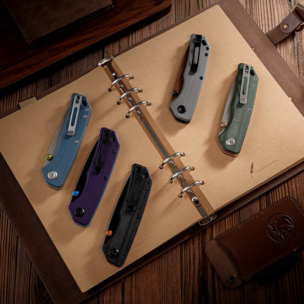 Marten 330 | Gray G10 + Copper Dune 14C28N - A1626