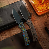 Marten 330 | Copper Carbon Fibre + Blackwash 154CM - A1619