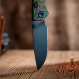 Marten 330 | Neon Topo Carbon Fibre + Blue Stonewash 154CM - A1618
