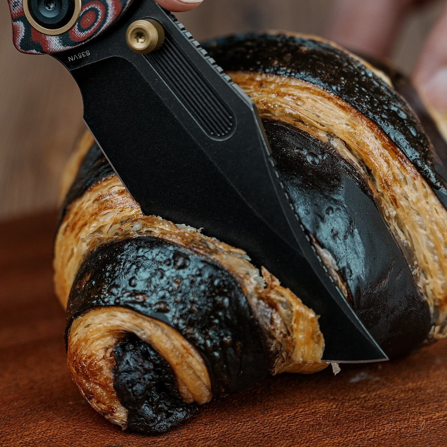 Naga | Ivory Drift Micarta + Blackwash S35VN - A3905