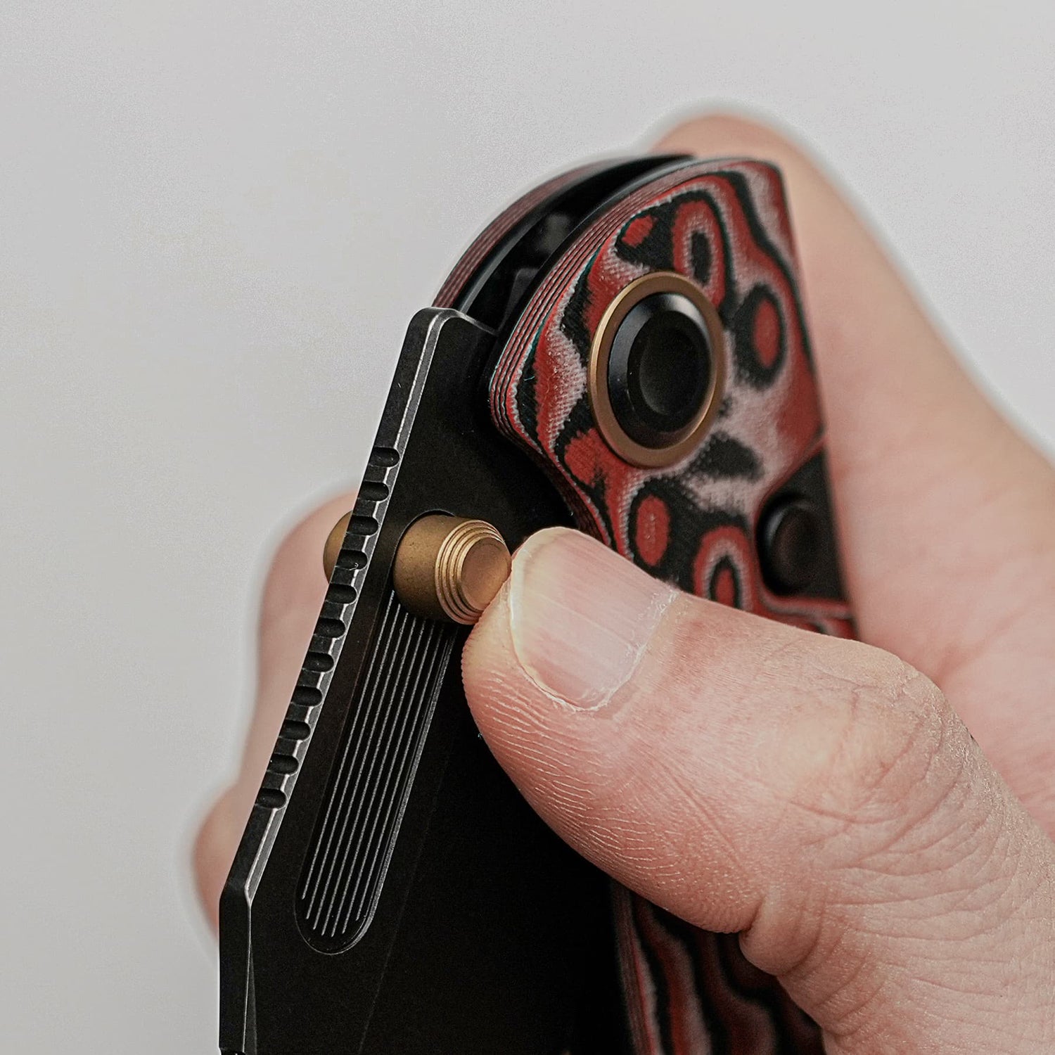 Naga | Ivory Drift Micarta + Blackwash S35VN - A3905