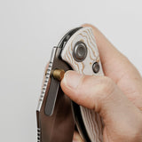 Naga | Scarlet Void Micarta + Satin S35VN - A3906