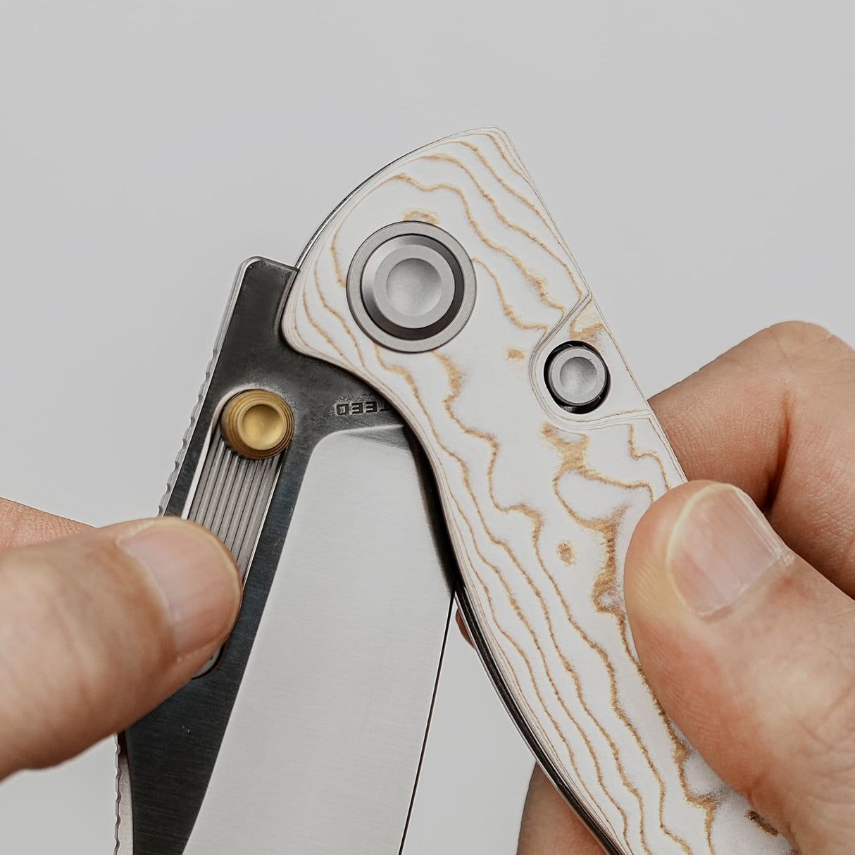 Naga | Scarlet Void Micarta + Satin S35VN - A3906