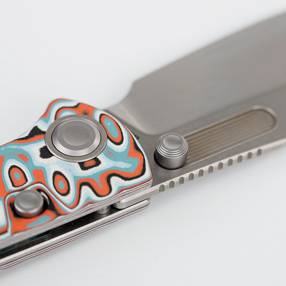 Naga | Canyon Current Bamboo Micarta + Stonewash S35VN - A3908