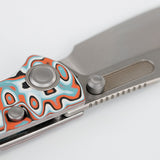 Naga | Canyon Current Bamboo Micarta + Stonewash S35VN - A3908