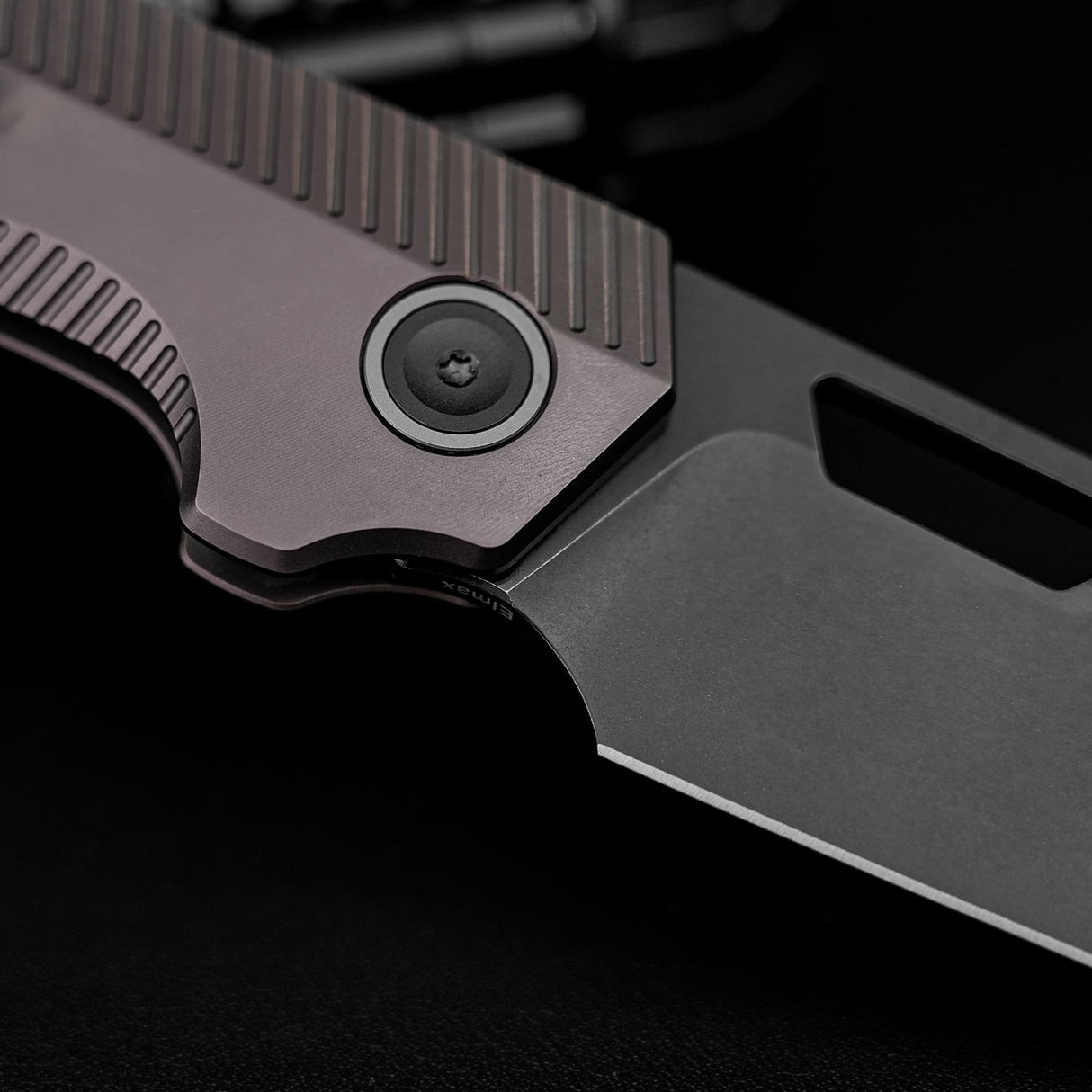 Nip-L | Dark Red/Purple Ti + Blackwashed Elmax - A4204