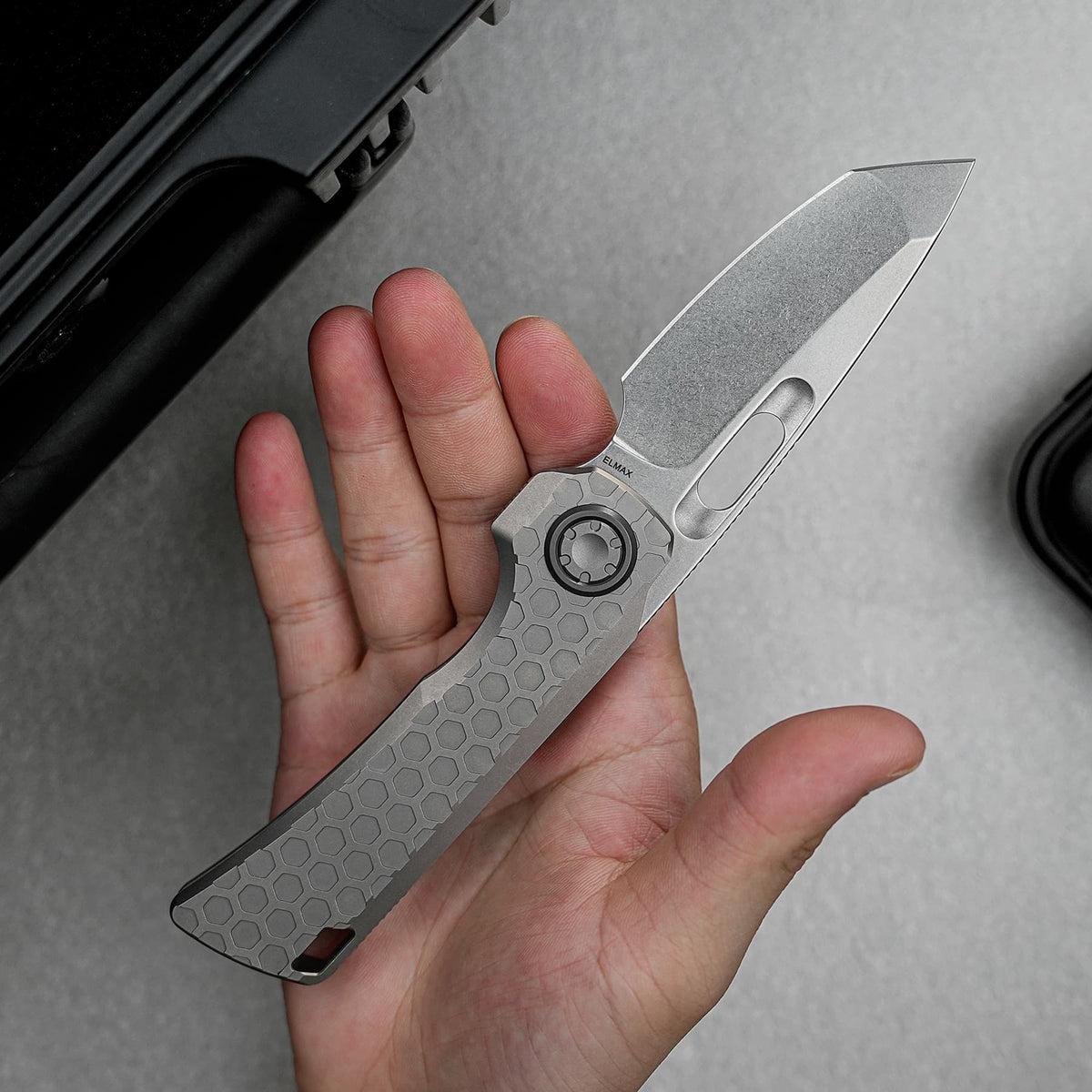 Nymble | Grey Ti + Stonewash Elmax - A4702