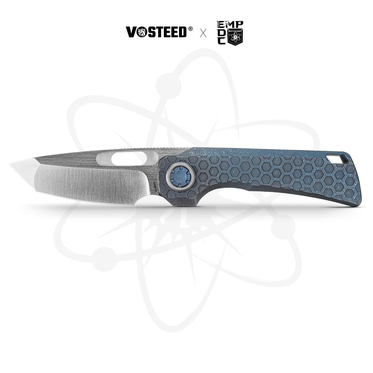 Nymble | Blue Ti + Satin Elmax - A4703