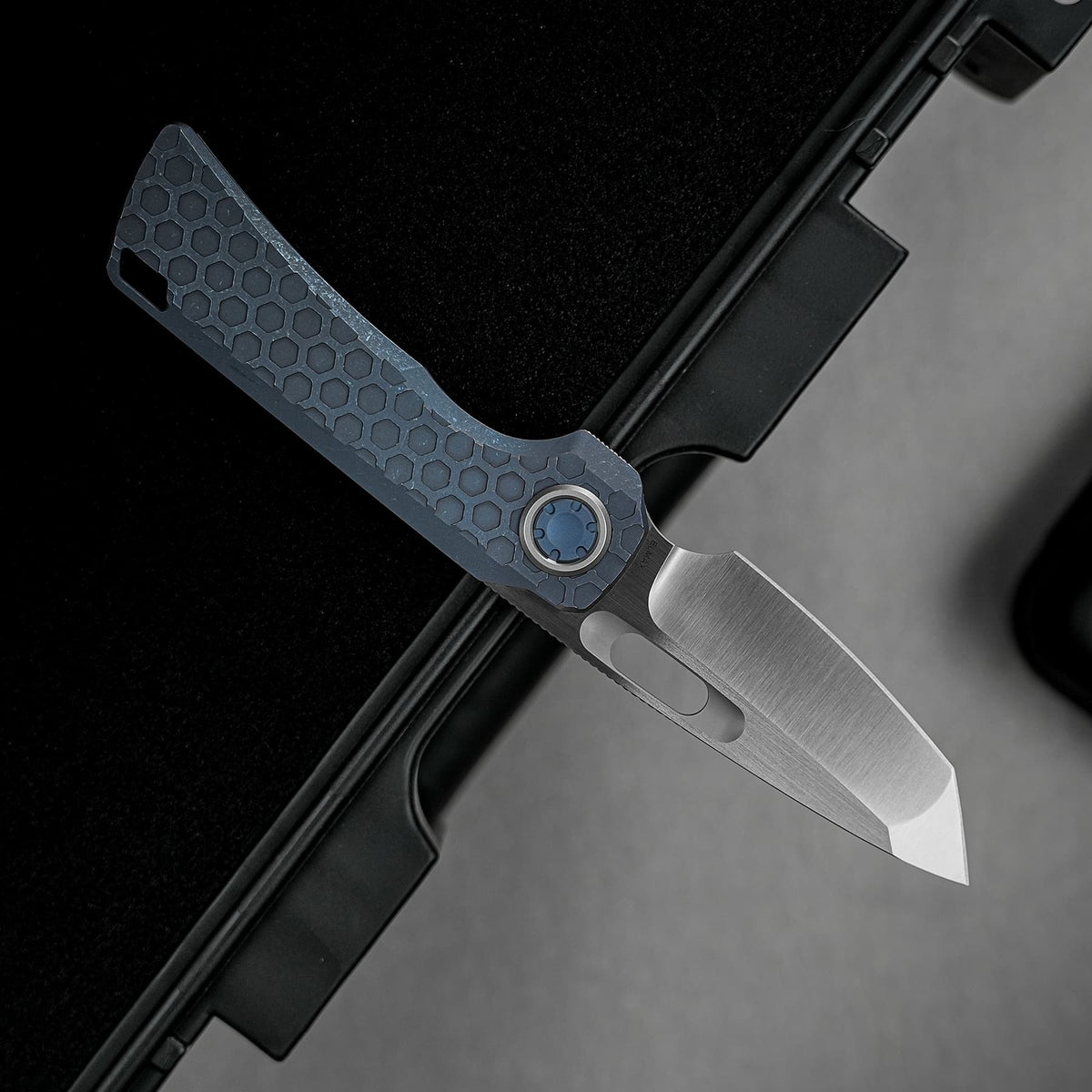 Nymble | Blue Ti + Satin Elmax - A4703