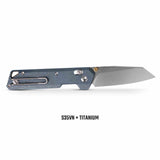 Parallel | Blue Titanium + S35VN - A3504