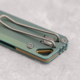 Parallel | Green Ti + Stonewash 154CM - A3519