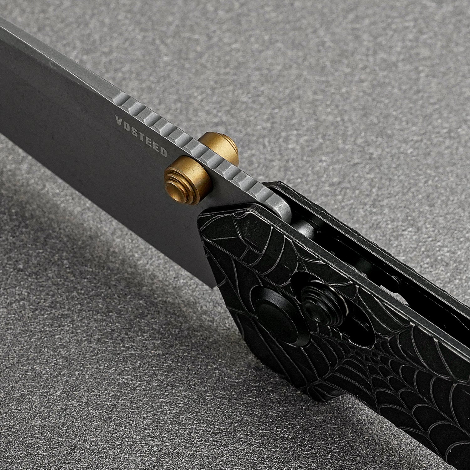 Parallel | Acid Wash Black Ti + Stonewash S35VN Tanto