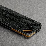 Parallel | Acid Wash Black Ti + Stonewash S35VN Tanto