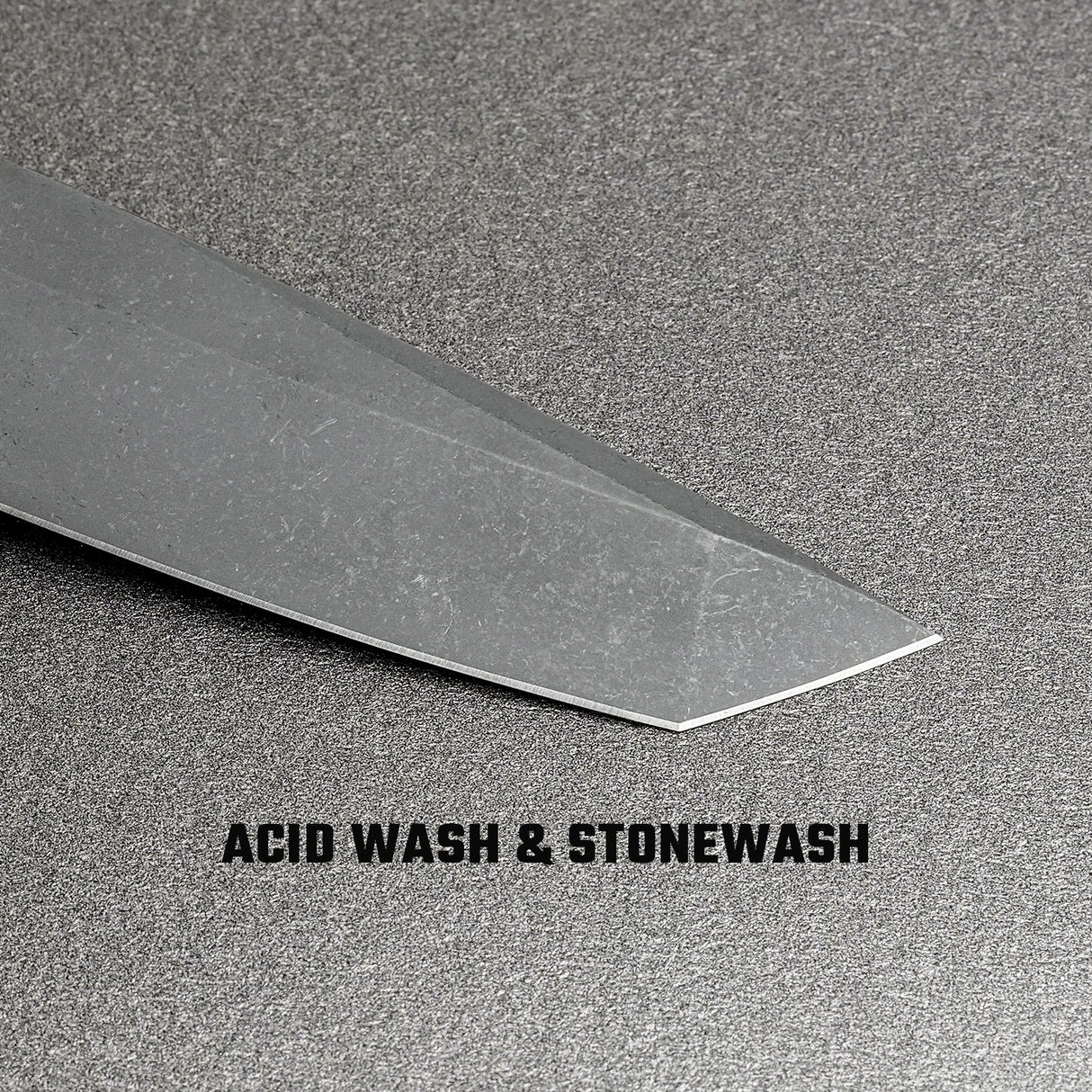 Parallel | Acid Wash Black Ti + Stonewash S35VN Tanto