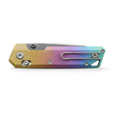 Parallel | Iridescent Crackle Titanium + S35VN - A3508