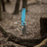 Porcupine | Sky Blue G10 + Satin 14C28N - A2608