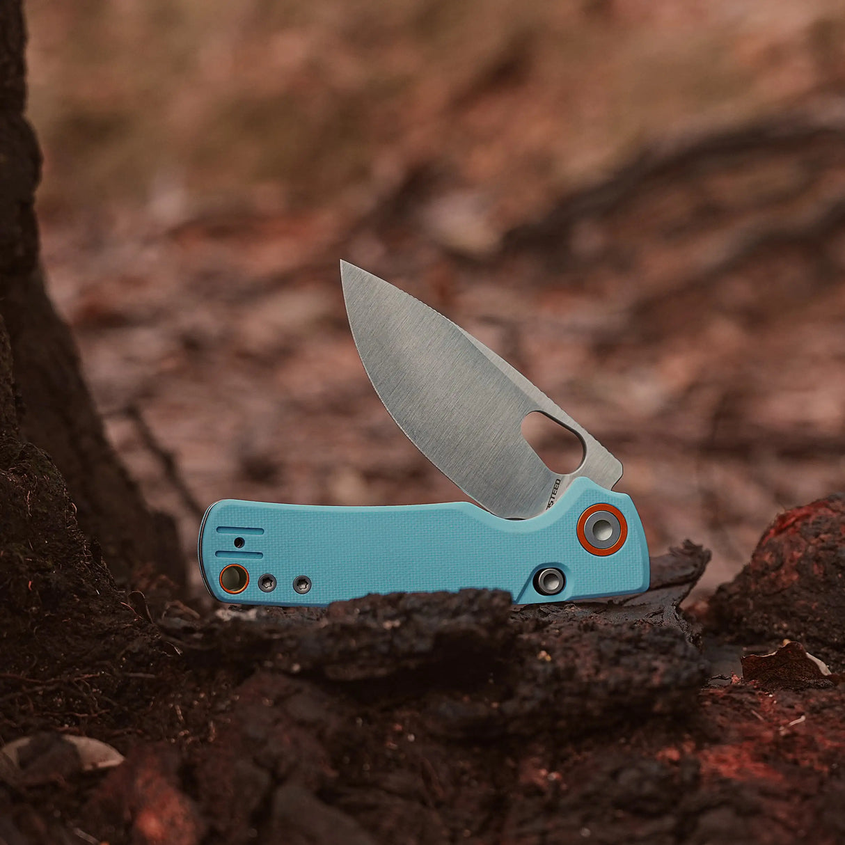 Porcupine | Sky Blue G10 + Satin 14C28N - A2608