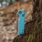 Porcupine | Sky Blue G10 + Satin 14C28N - A2608