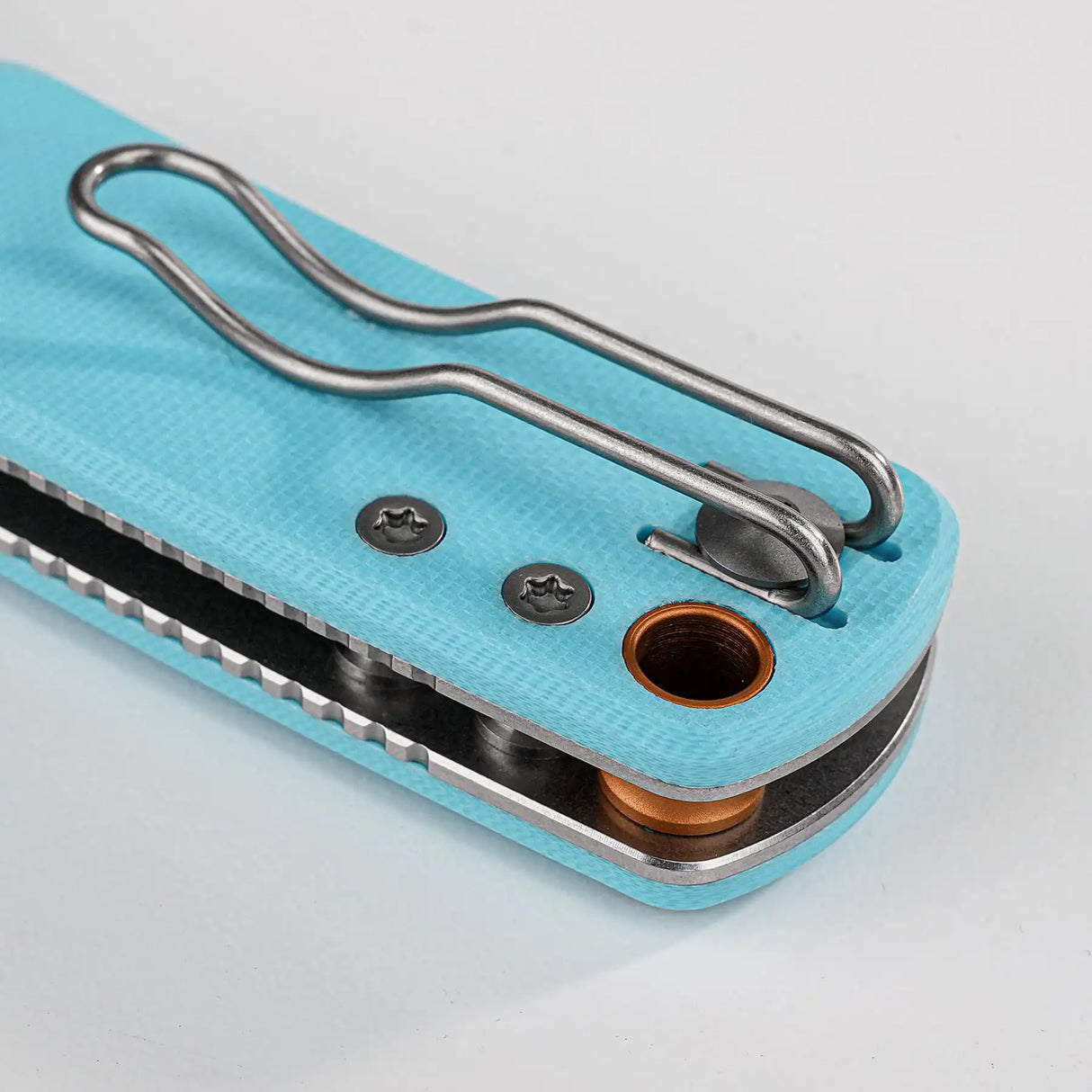 Porcupine | Sky Blue G10 + Satin 14C28N - A2608