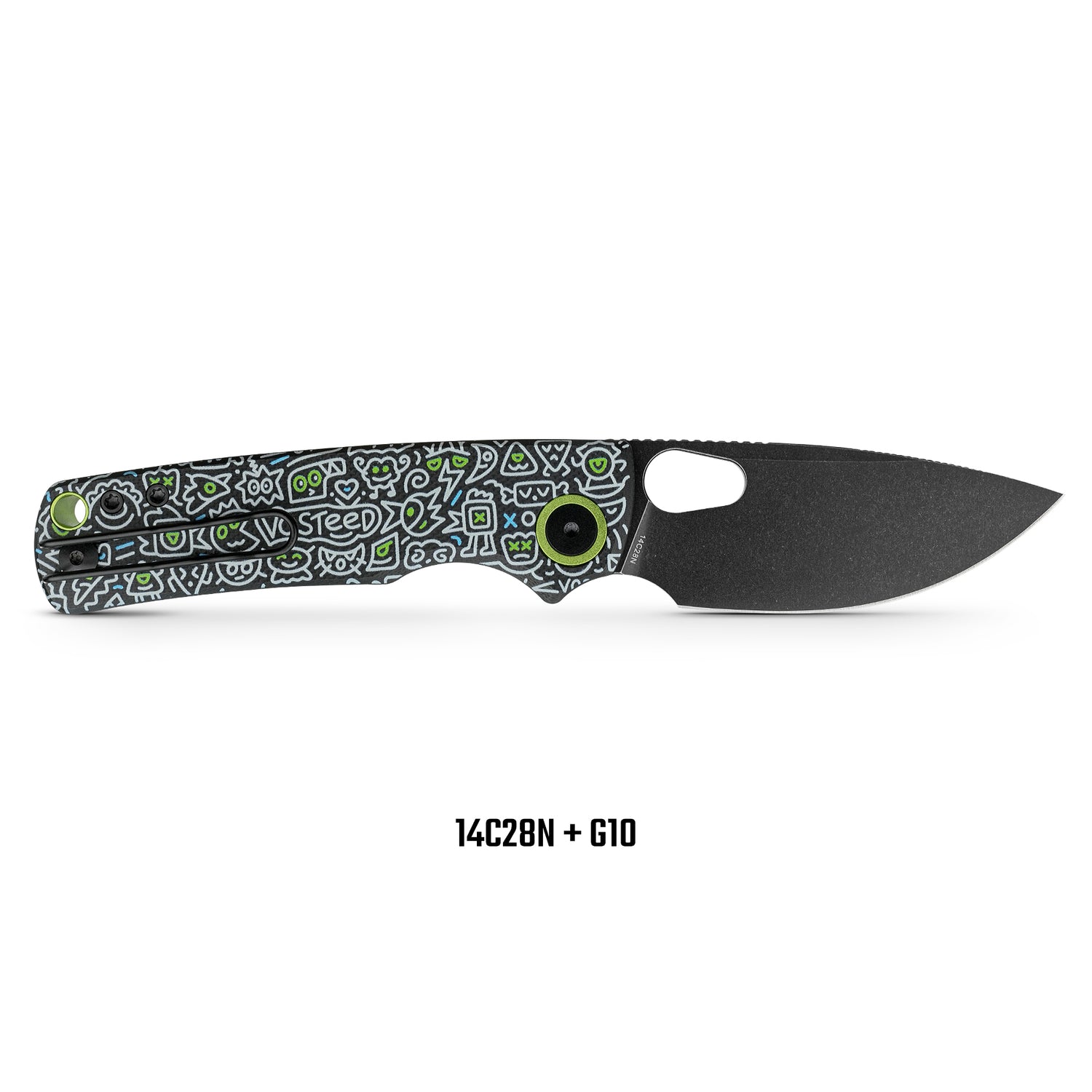 Porcupine | Doodle Monster™ Black G10 + Blackwash - A2619