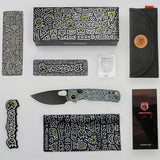 Porcupine | Doodle Monster™ Black G10 + Blackwash - A2619