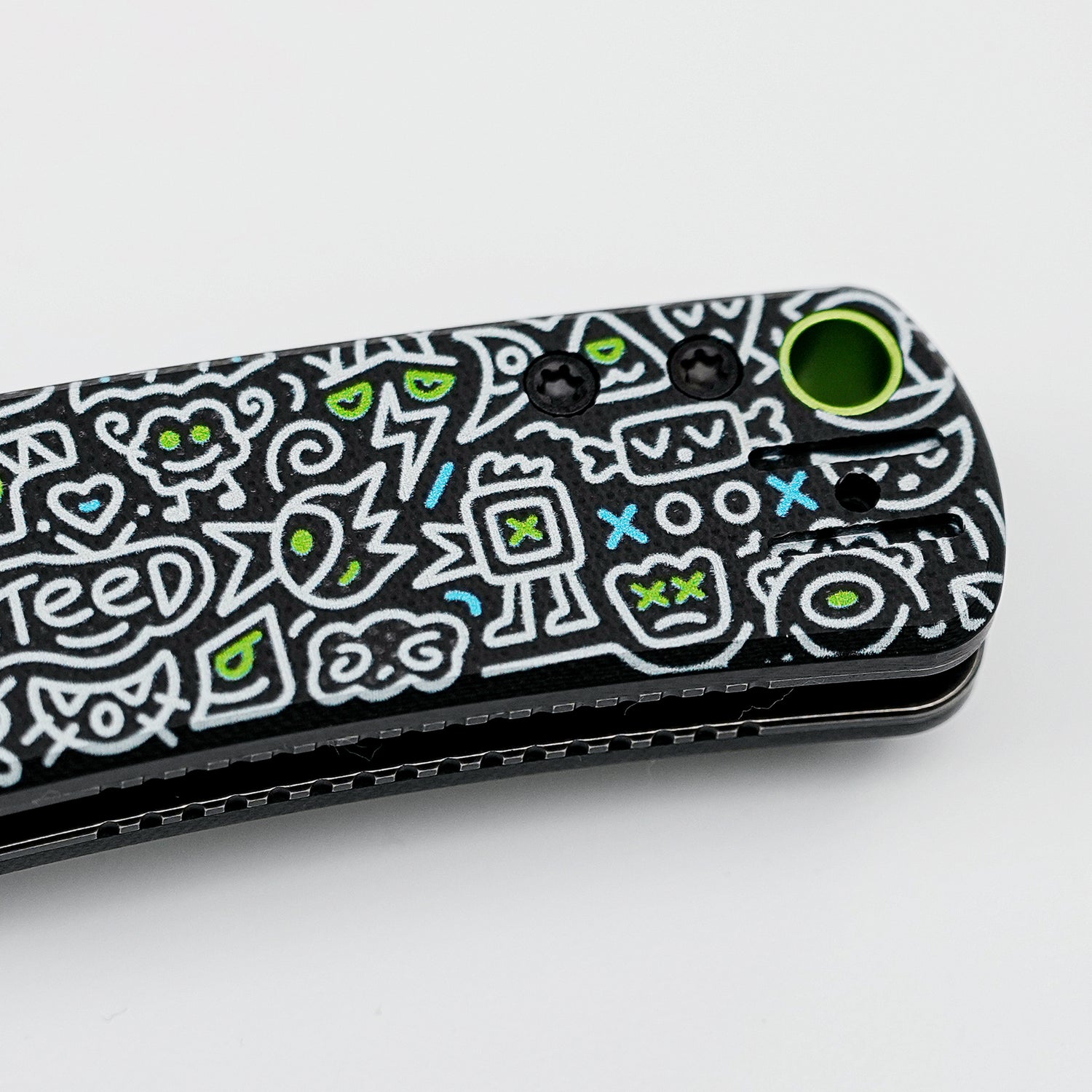 Porcupine | Doodle Monster™ Black G10 + Blackwash - A2619