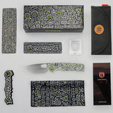 Porcupine | Doodle Monster™ White G10 + Satin - A2620