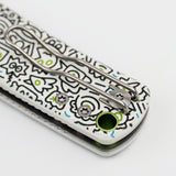 Porcupine | Doodle Monster™ White G10 + Satin - A2620