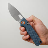 Porcupine | Blue Crosshatch G10 + Satin 14C28N - A2621