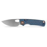 Porcupine | Blue Crosshatch G10 + Satin 14C28N - A2621