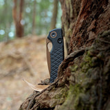 Porcupine | Black Crosshatch G10 + Copper Dune 14C28N - A2622