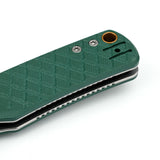 Porcupine | Green Crosshatch G10 + Stonewash 14C28N - A2624