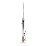 Porcupine | Green Crosshatch G10 + Stonewash 14C28N - A2624